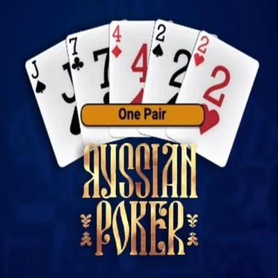 Russian Poker logo by OneTouch Games at Spinsino Casino
